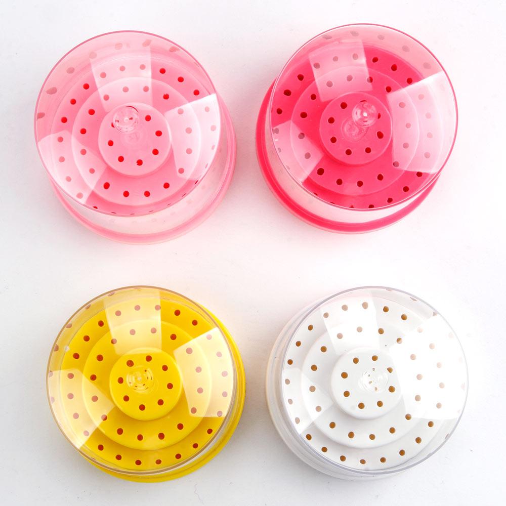 10/14/20/48 отверстий, акриловый держатель для сверл для ногтей, маникюрный фрезерный пустой ящик для хранения, подставка, резак, контейнер, аксессуары для ногтей, инструмент