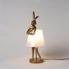 Nordic Minimalist Rabbit Table Lamp: Modern Bedroom/Bedside Resin Design