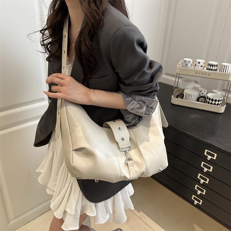 Новые повседневные модные сумки-хобо для женщин, ретро-сумка через плечо, кроссбоди, универсальный женский кошелек, высококачественная сумка из ПУ-кожи, KTY