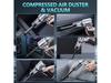 Portable Car Vacuum, 12000Pa 2-in-1 Blow & Vacuum – for Office, Pet Hair & Home