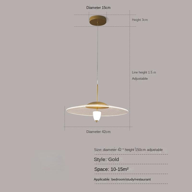 Люстра для столовой, креативная летающая тарелка, простая современная люстра