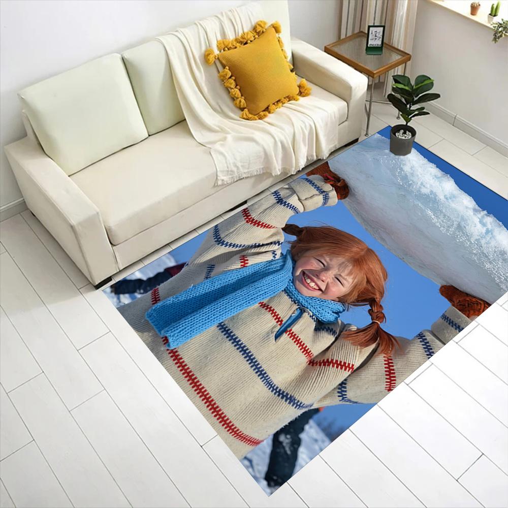 Pippi Floor Mat Suitable For Entryway Living Rooms Playrooms Foyer Antislip Carpet Decorate Offices Birthdaychristmas Gift