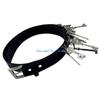 HX6F Stylish Multi Functional Outsider Belt Permanent PU Leather Secure Essential Holder All Day Wear