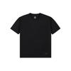 Round Neck Casual Sports Short Sleeve T-Shirt Unisex Tops Black 2203A209-001