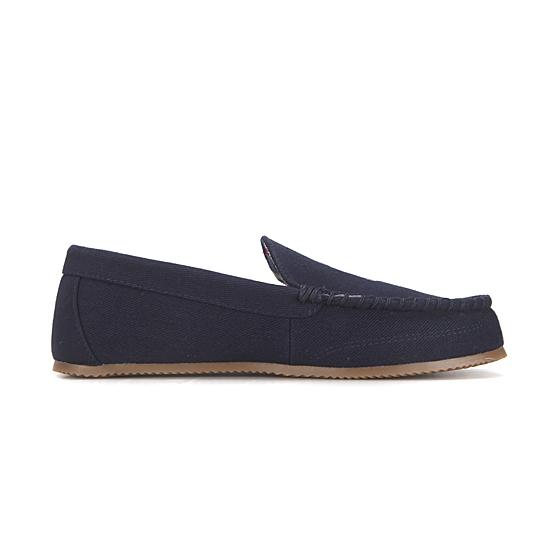 Мужские темно-синие саржевые тапочки Polo Desi-RF103082M-M