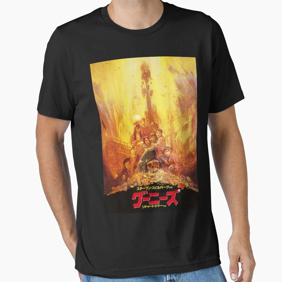 Japanese Retro Goonies Movie Poster 1980's Essential T-Shirt