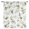 Plants Flowers Watercolor Birds Sheer Curtains for Living Room Decoration Window Curtains Kitchen Tulle Voile Organza Curtains