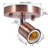 Restaurant Antique Screw Bulb 180 Degrees E27 Lamp Socket Holder Lamp Base Light Socket Bulb Holder