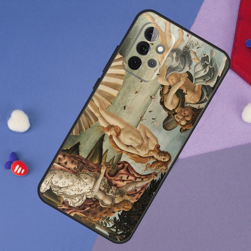 Художественная картина Рождение Венеры Чехол для Samsung Galaxy A52 A53 A33 A13 A34 A54 A14 A35 A55 A15 A56 A36 A26 A16 A06 A22 A32