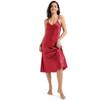 Women's Plus Size XXL Long Section Slim Sexy Large V-neck Halter Can Be Worn Outside The Thin Section of Satin Nightgowns
