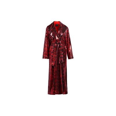 Originals X Ivy Park Seq Duster Повседневная спортивная длинная куртка женская верхняя одежда красный флуоресцентный HH7330