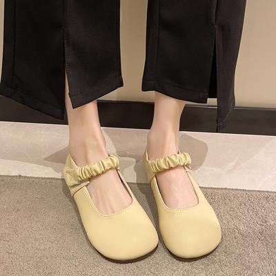 Модные модные женские туфли на одинарной платформе, новинка 2024 года, ретро дизайн с мягкой подошвой, роскошные маленькие кожаные туфли на плоской подошве Zapatillas De Mujer Zapatos De Mujer