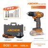 Аккумуляторный бесщеточный ударный шуруповерт Iron Anchor: Многофункциональная электрическая отвертка
