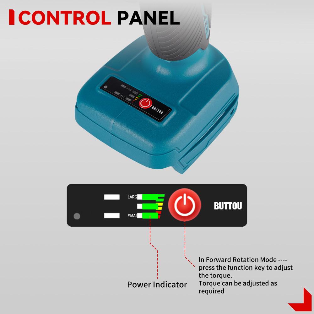 ONEVAN 1000 Вт бесщеточная электрическая ударная дрель 450 Нм 25+3 крутящий момент 3 в 1 электрическая беспроводная отвертка инструмент для Makita 18v аккумулятор