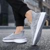 Men's Sneakers Autumn Jogging Light Elastic Mesh Soft Sole Breathable Casual Shoes for Outdoor Hiking Loafers Tenis Masculino