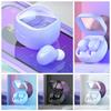 Stereo Wireless Bluetooth Earphone Transparent Case Bluetooth Headset Wireless Earphones  Sports