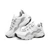 Skechers DLites 3.0 Сетчатая ткань Синтетическая кожа Спортивные Низкие Папины кроссовки Мужские кроссовки Белый Черный 237157-WBK
