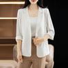 Summer Thin Ice Silk Ladies Blazer Temperament Slim Slimming Age-reducing All-match Sunscreen Blazer