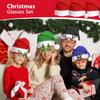 Рождественские украшения набор очков праздник взрослые дети рождественский подарок шляпа голова пряжка обруч кольцо Пэт