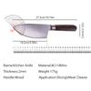 Forged Kitchen Knives Professional Filleting Knife Butcher Cleaver Chef Slicing Boning Peeling Vegetable Fish Cutter
