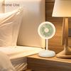 4000mAh Desktop Mini Fan Usb Rechargeable Rotating Fan High Quality Small Fan  Desktop