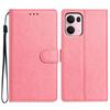 For Oppo Reno13 Pro 5G Leather Case Wallet Stand Phone Cover with Handy Strap