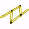 Ouniondo® Nouvel outil de mesure en plastique de règle d'angle de modèle d'angle multifonctionnel_love2095