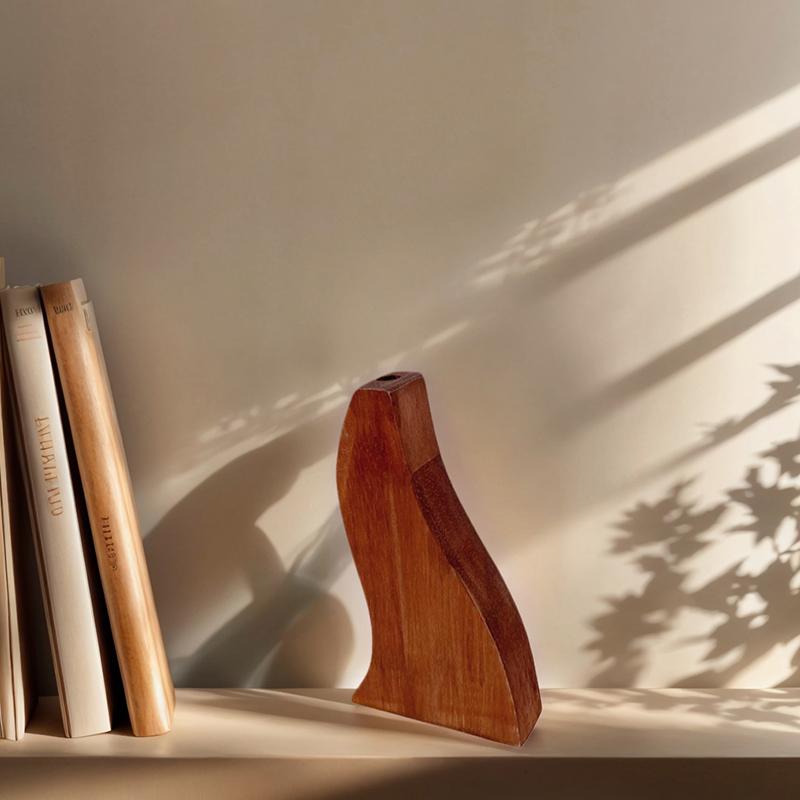 Ручная работа Флористическое искусство Настольные украшения Ваза Домашние украшения Дерево Ретро Натуральные материалы Декоративные 4 стиля