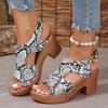 2025 Hot Sale Women's Shoes Buckle Strap Women's Sandals Fashion Peep Toe Casual Sandals Women Summer Best Seller Heeled Sandals