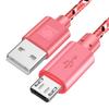 5 В 2,4 А Micro USB 1 м 2 м 3 м кабель для быстрой зарядки для Samsung Xiaomi Android мобильный телефон USB шнур зарядного устройства кабель