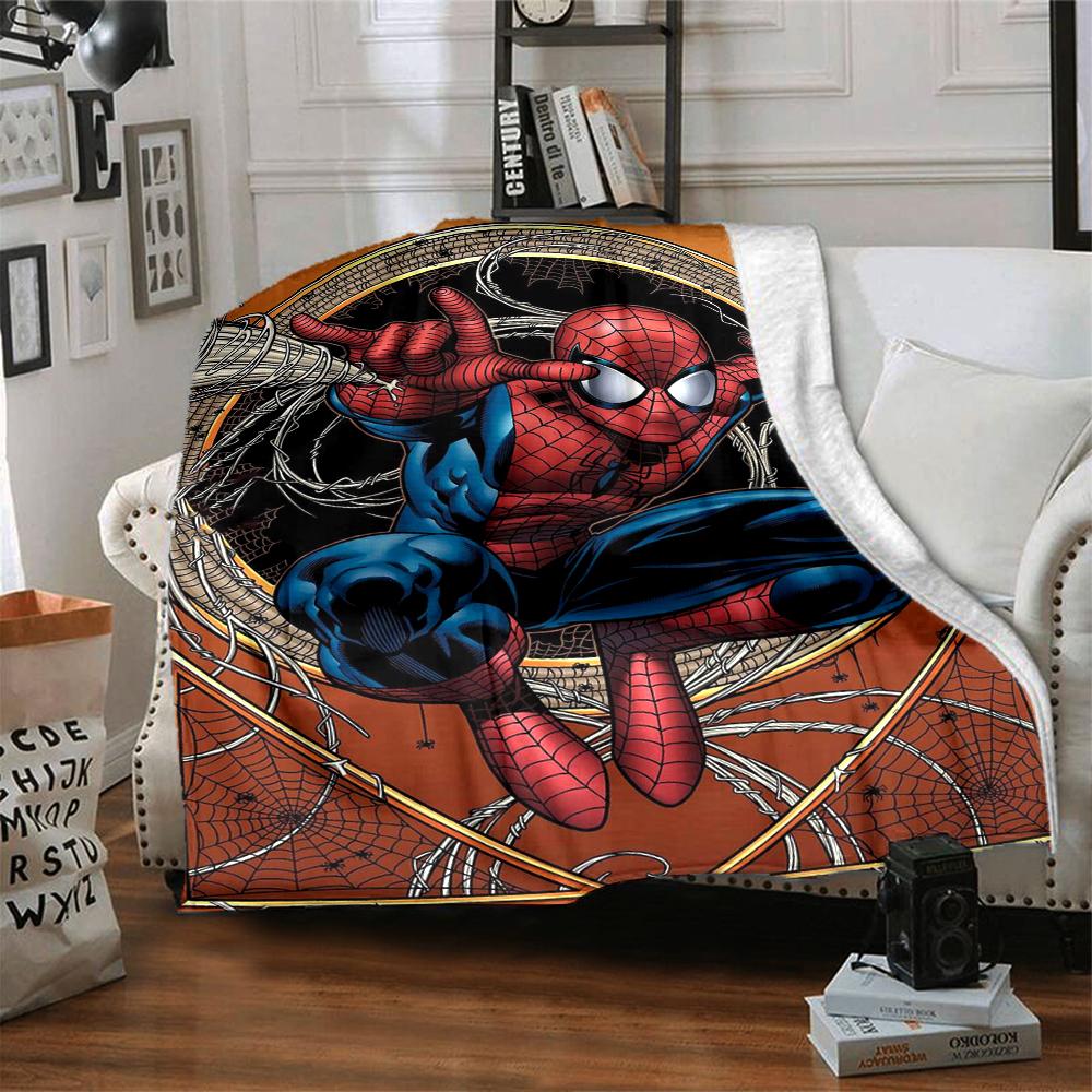 Spiderman Web Blanket Soft Throw Blanket For Home Bedroom Bed Sofa Travel Office Solid Christmas Blanket