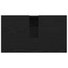 Wall Mounted Bathroom Sink Cabinet with Door Black Oak Effect 58 x 33 x 60 cm