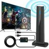 Комнатная HD цифровая ТВ-антенна для всех Smart TV, дальнего действия с усилителем сигнала, поддерживает местные каналы, усиление сигнала 4K 1080P