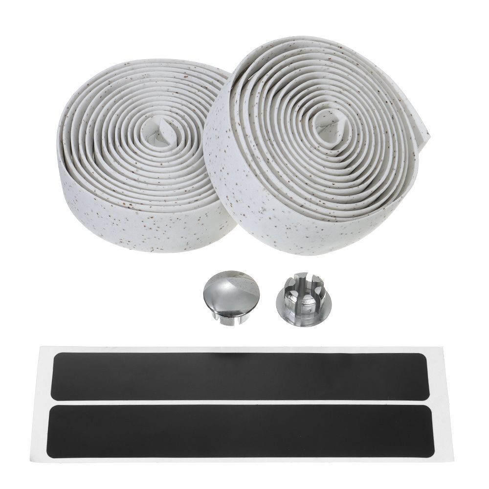 Силиконовая лента для руля велосипеда EVA, нескользящая, с 2 заглушками, новые ремни для обмотки руля