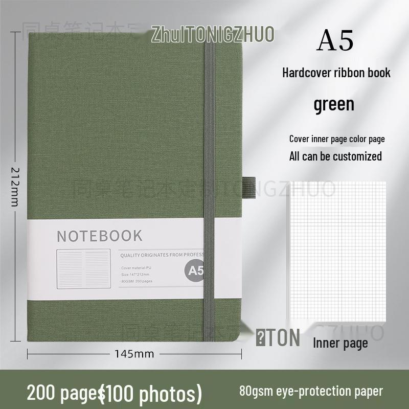 Высококачественный блокнот A5 с индивидуальным дизайном и резинкой для бизнеса и офиса