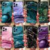Teal Blue Gold Marble Phone Case For iPhone Samsung Galaxy Redmi Xiaomi Oppo OnePlus Note S A 7 8 9 10 11 12 13 14 20 21 22 23 53 54 Pro Max Ultra