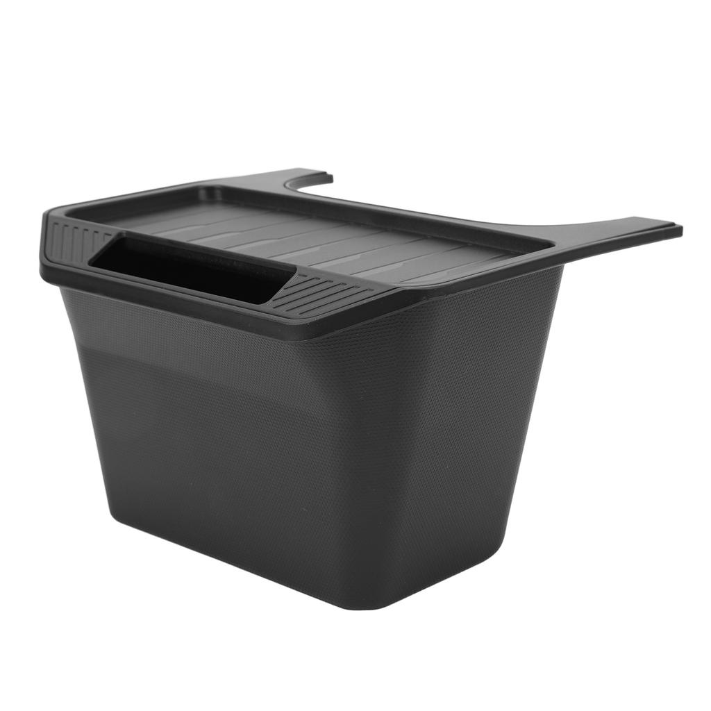 Rear Center Storage Box Large Capacity Black Neat Storage Center Console Insert Organizer Replacement For Tesla Model Y