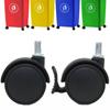 1.2/2inch Flower Pot Wheels Replacement Wheel Office Chair Caster Tool Chair Roller