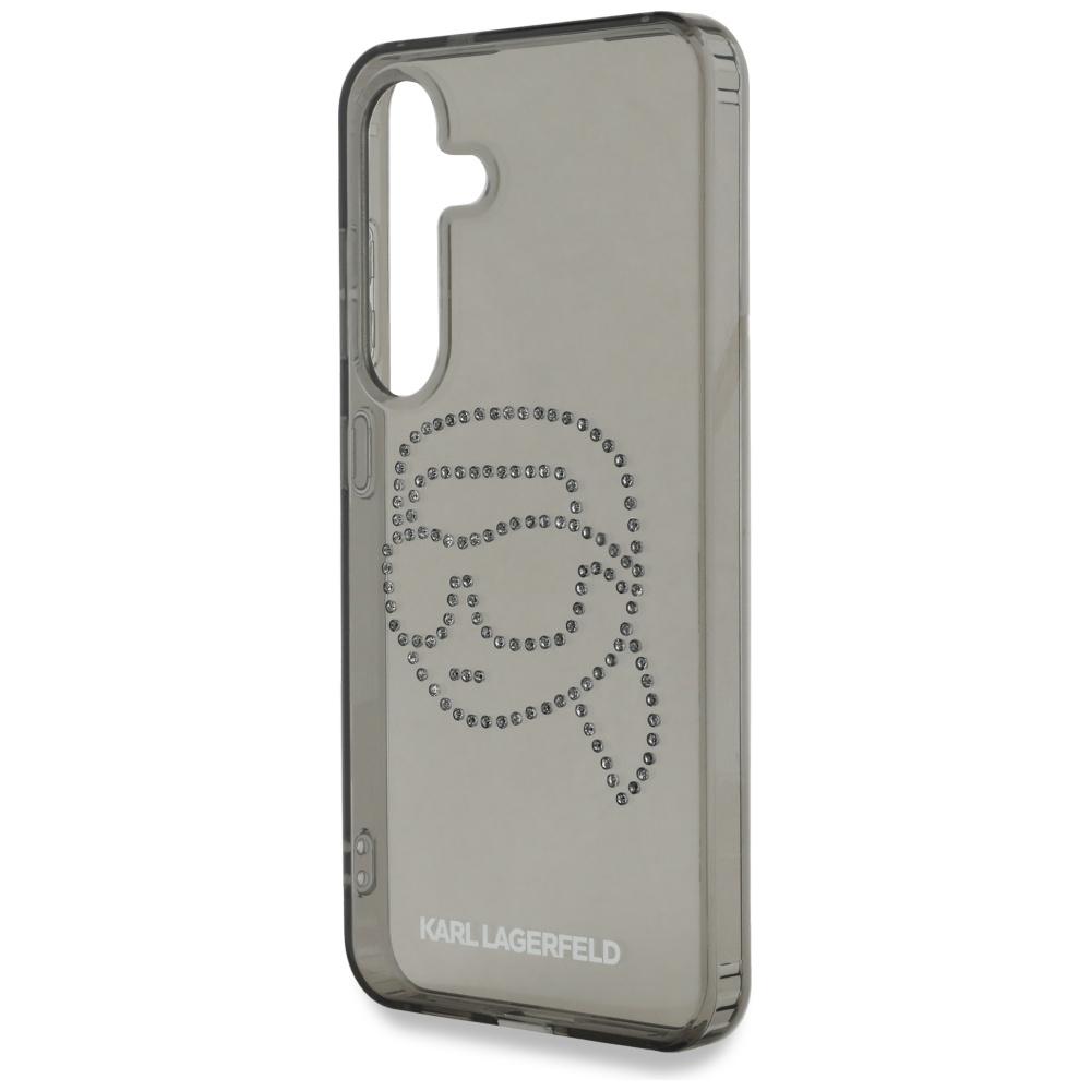 Etui Karl Lagerfeld Rhinestones Karl     Head Logo Do Samsung Galaxy S25 Czarny