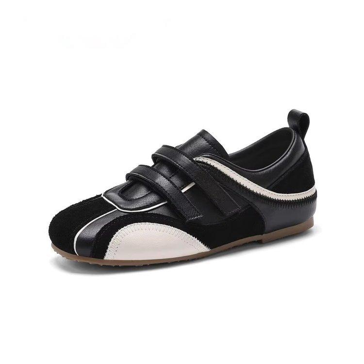 2025 осень новые универсальные кроссовки на тонкой подошве в немецком стиле на липучках, легкие, удобные, с мягкой подошвой, спортивная и повседневная обувь