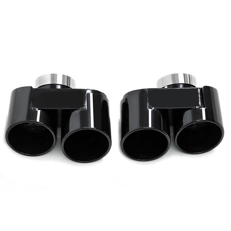 Stainless Steel Quad Exhaust Tip for BMW X5/X6 Tailpipe Muffler Modification