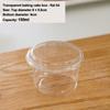 50PCS Plastic Material Salad Cups Transparent Bowl Dessert Cups Yogurt Cup  Coconut Milk Jelly