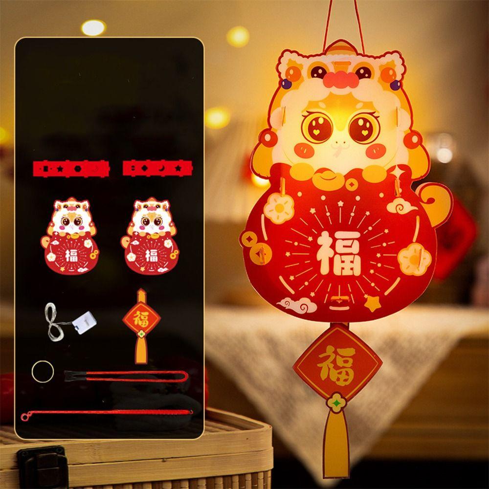 Традиционный новогодний светящийся фонарь в китайском стиле, товары для весеннего фестиваля, весенний фестиваль