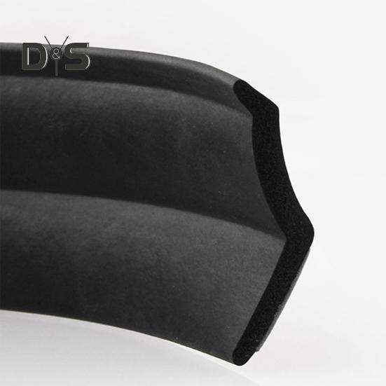 Car Front Lip Spoiler Universal Flexible EPDM Material Easy Installation Aggressive Sports Car Look