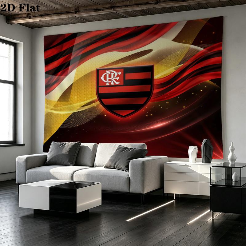 Clube de Regatas do Flamengo Printed Tapestry – Wall Hanging for Bedrooms, Dorms, and Home Decor