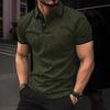 Men's Polo Shirts Short Sleeve Print Golf Shirts Fashion Casual Beach Collared T-Shirts