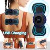 EMS Multifunctional Portable Mini Pulse Massage Patch Electric Cervical Massager for Cervical Spine Physical 8 Mode Pulse Muscle Stimulator Therapy