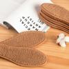 Breathable Insoles Fine Workmanship Thick Warm Unisex Deodorant Shoe Pads for Winter
