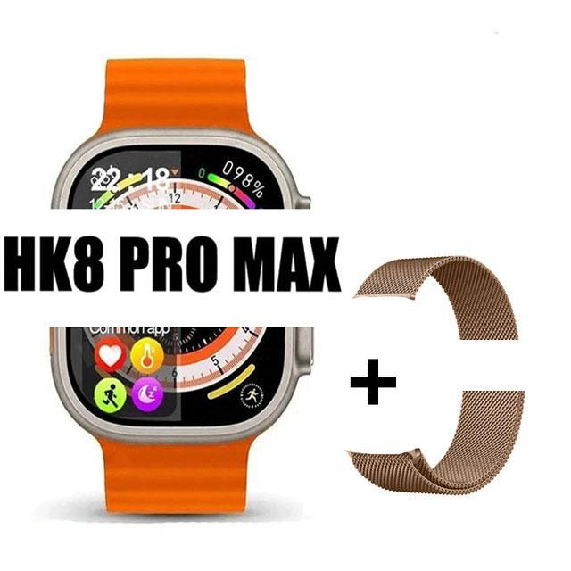 Оригинальные умные часы Hk8 Pro Max для мужчин, серия 8, 49 мм, 2,2 дюйма, экран RTAE с высокой частотой обновления, NFC-компас, игровые умные часы для Apple iPhone