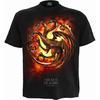Spiral Direct Unisex Adult Dragon Flames House Of The Dragon T-Shirt